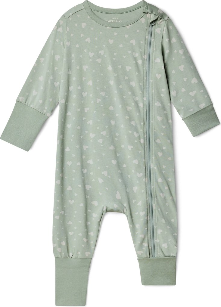Pyžamá pre bábätko, 3 ks, srdiečka