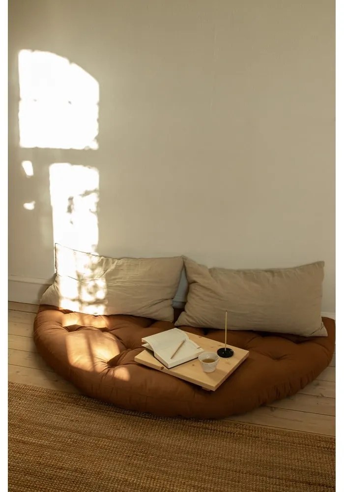Súprava 2 nočných stolíkov z borovicového dreva v prírodnej farbe Karup Design Dock Natural