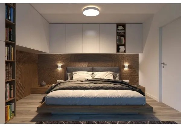 LED2 - LED Vonkajšie nástenné svietidlo FLAT 2xLED/3W/230V IP65 biela