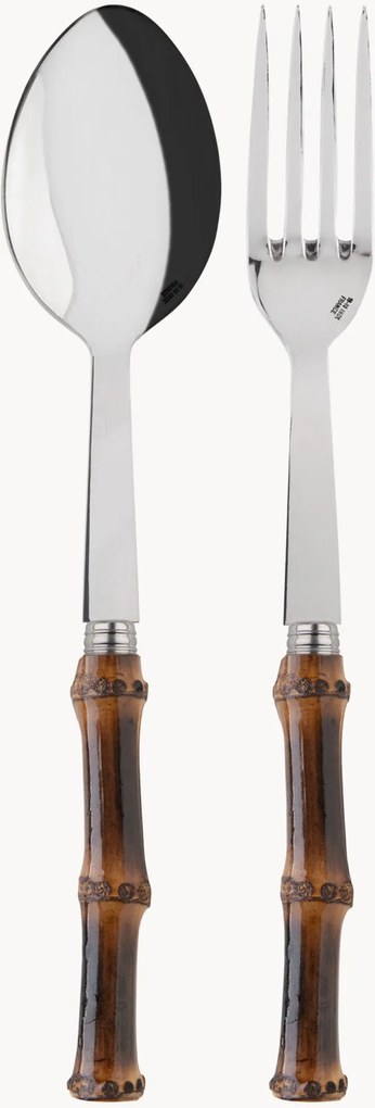 Súprava na šalát z bambusového dreva Panda