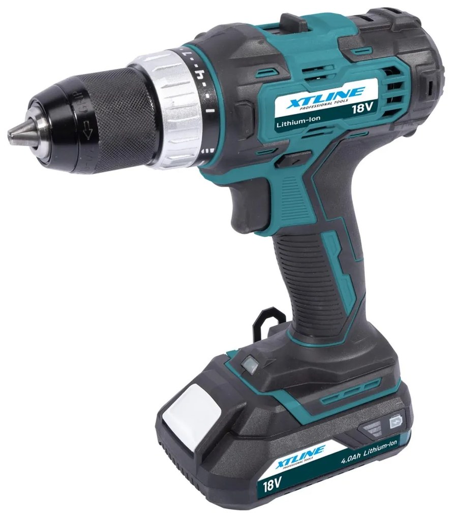 XTline Akumulátorová vŕtačka 18V 40Nm. + 2 batérie + nabíjačka 2,4A