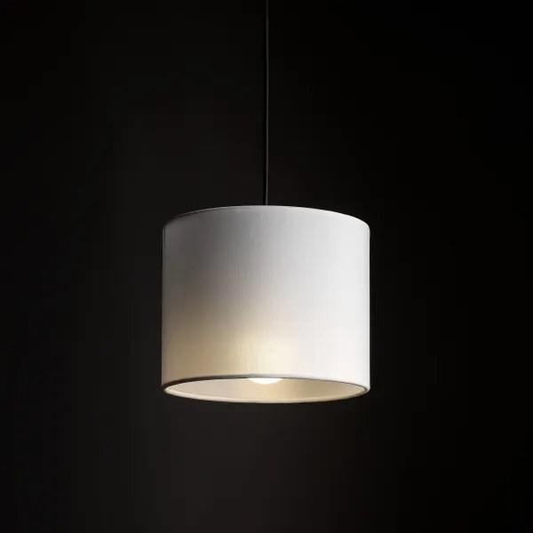 Luster na lanku 3-fáz. lišto. systému TRACER 1xE27/15W/230V pr. 20 cm čierna/biela