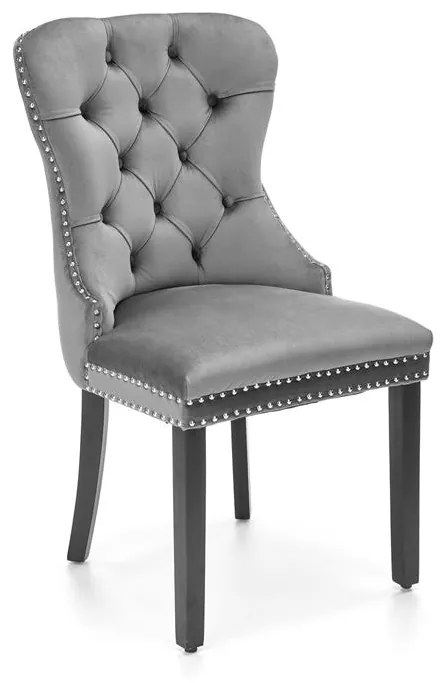 ELEGANTNÁ STOLIČKA NEA SIVÁ ZAMAT