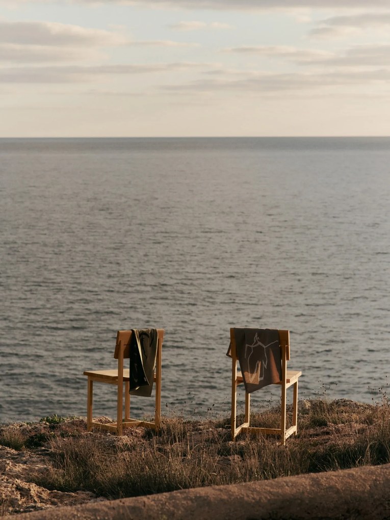 Ferm Living Bavlnená utierka Vuelo Sugar Kelp/Off-White