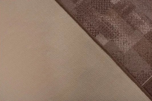 Protišmykový behúň na mieru Tribe 44 hnedý, šíre 100 cm, hnedá, chodba / predsieň, Associated Weavers