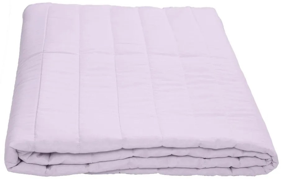 Letný paplón prešívaný 140x200 cm s poťahom na vankúš SUMMER 70x90 cm, fialový