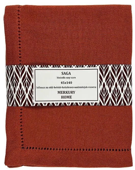 Behúň SAGA oranžová 45x140 easy care