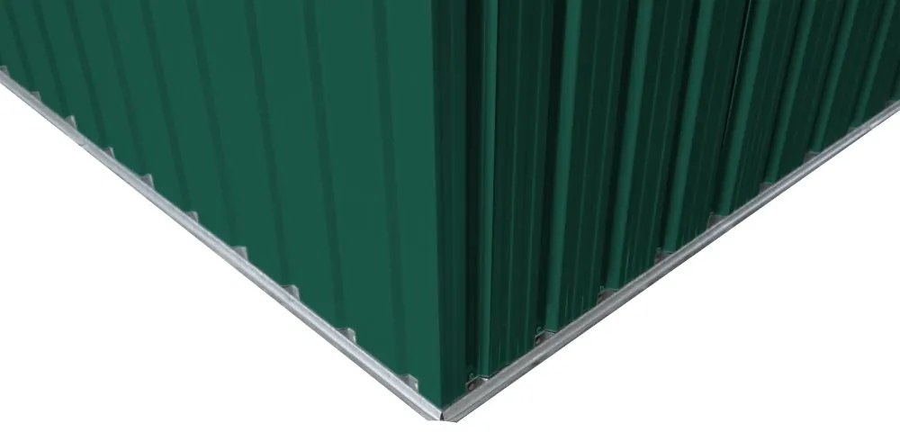Záhradný domček BestBerg ZDB-9Z / 9 m² / 279 x 324 x 211 cm / zelený