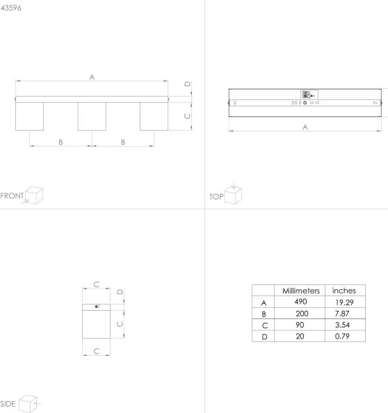 Eglo 43596 - Prisadený luster PRESTWICK 3xE27/40W/230V