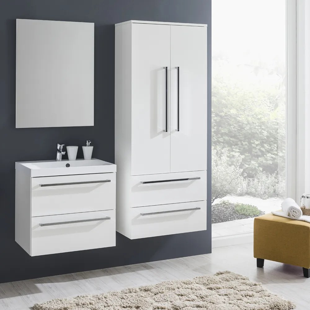 Mereo, Mereo Bino, kúpeľňová skrinka 61 cm, Multidecor, Dub Nelson, MER-CN690SDNLS
