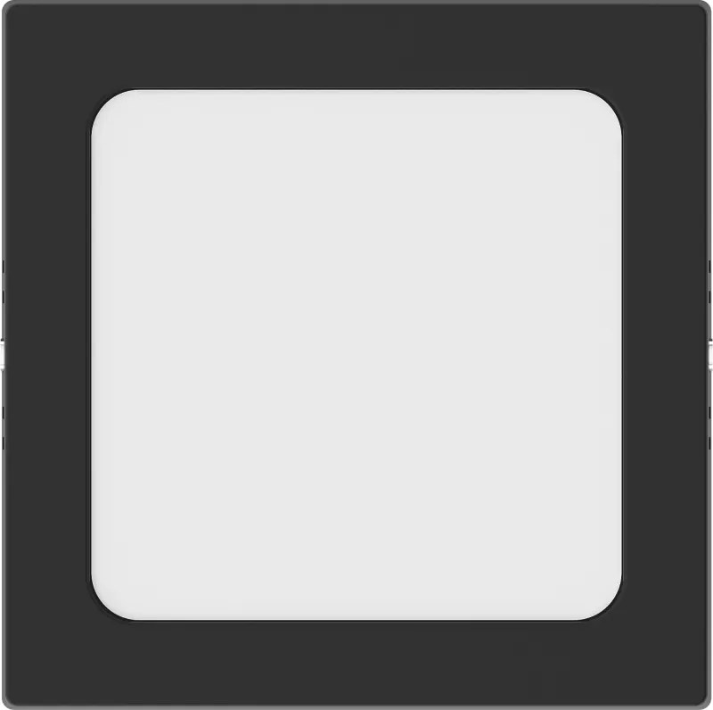 Mexen LDSS, LED stropné svietidlo, rozmer 17 x 17 cm, 12W, studená - 6500K, 960 lm, čierna - L213-017-1265-70