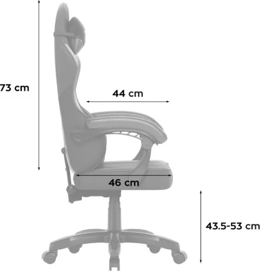 Herná stolička Force 2.7 Black Carbon