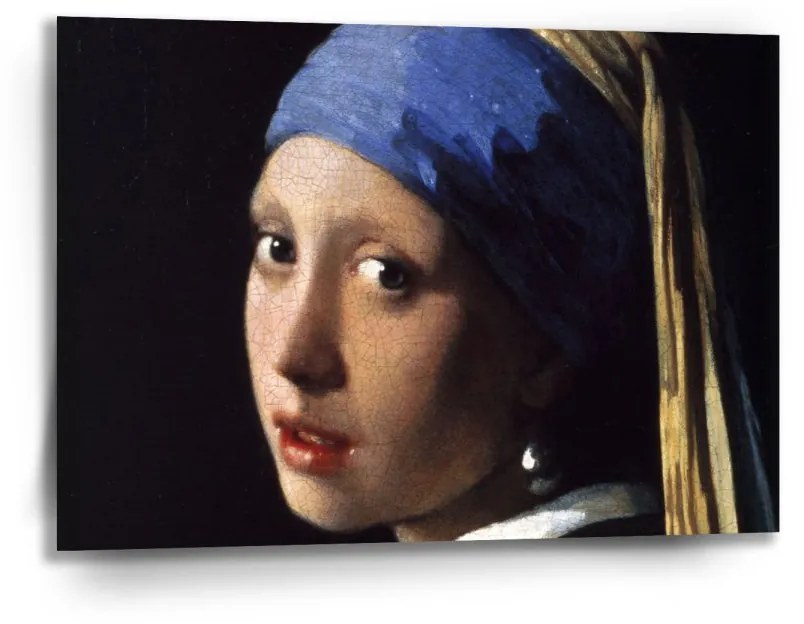 Sablio Obraz Dievča s perlou - Johannes Vermeer - 90x60 cm