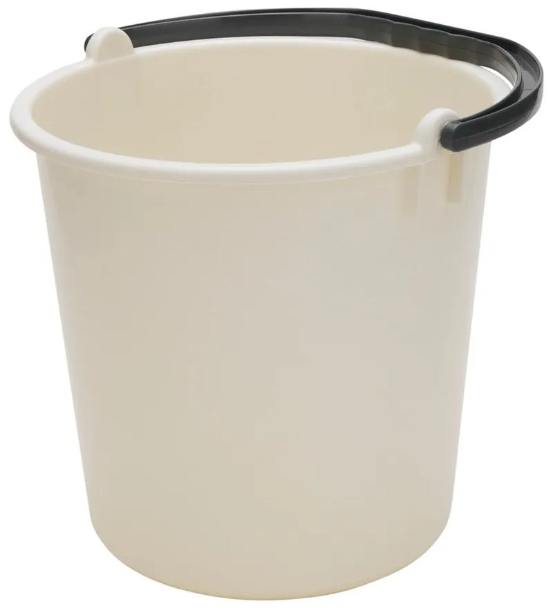 Béžové plastové vedierko 9 l - Addis