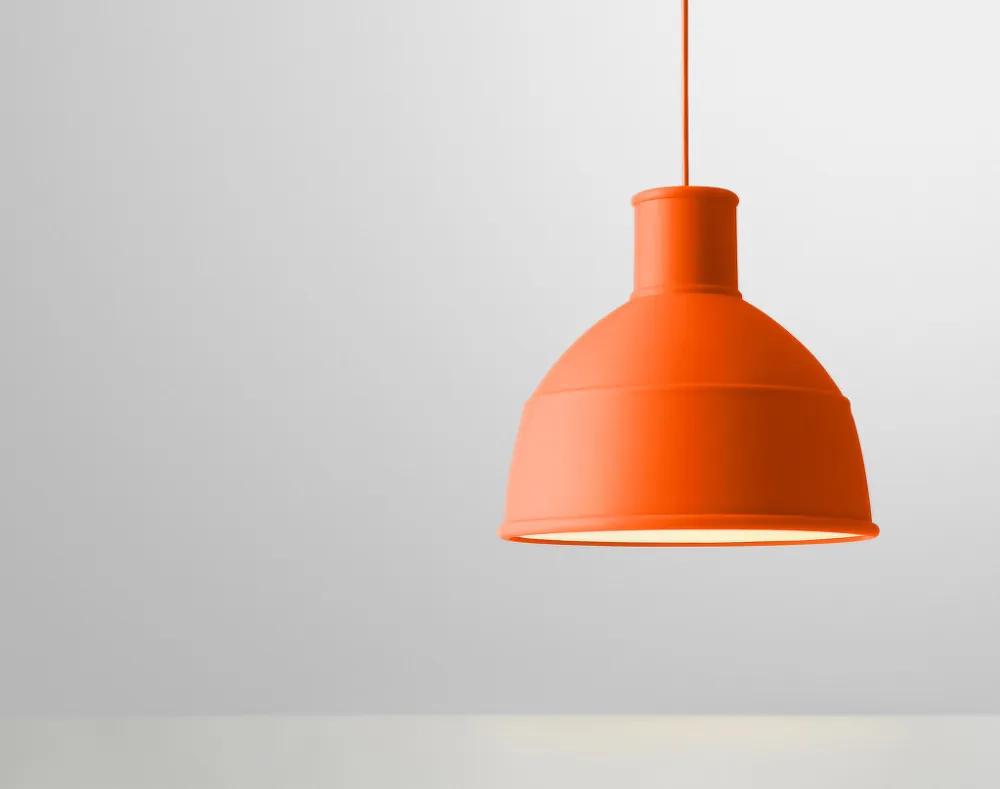 Muuto Závesná lampa Unfold, orange 14205