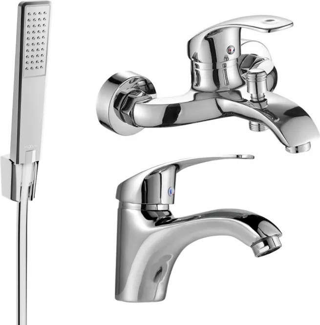 Mexen Fabia R72 vaňová súprava, chrómová - 746503R72-00