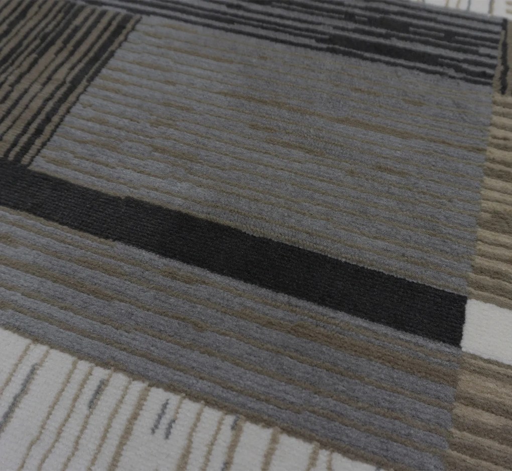 BE Koberec Lotus 9303 BEIGE – béžový sivý hnedý obdĺžnikový Rozmer: 140x190 cm