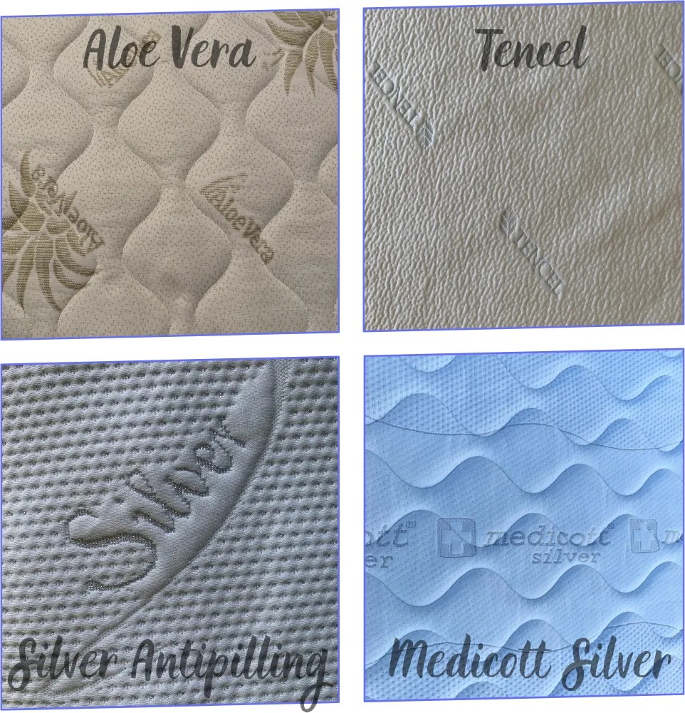 Pexpur Latexovo-taštičkový matrac RHODOS Rozmer: 200x85, Typ matraca: taštičkový 7-zónový, Poťahová látka: Tencel