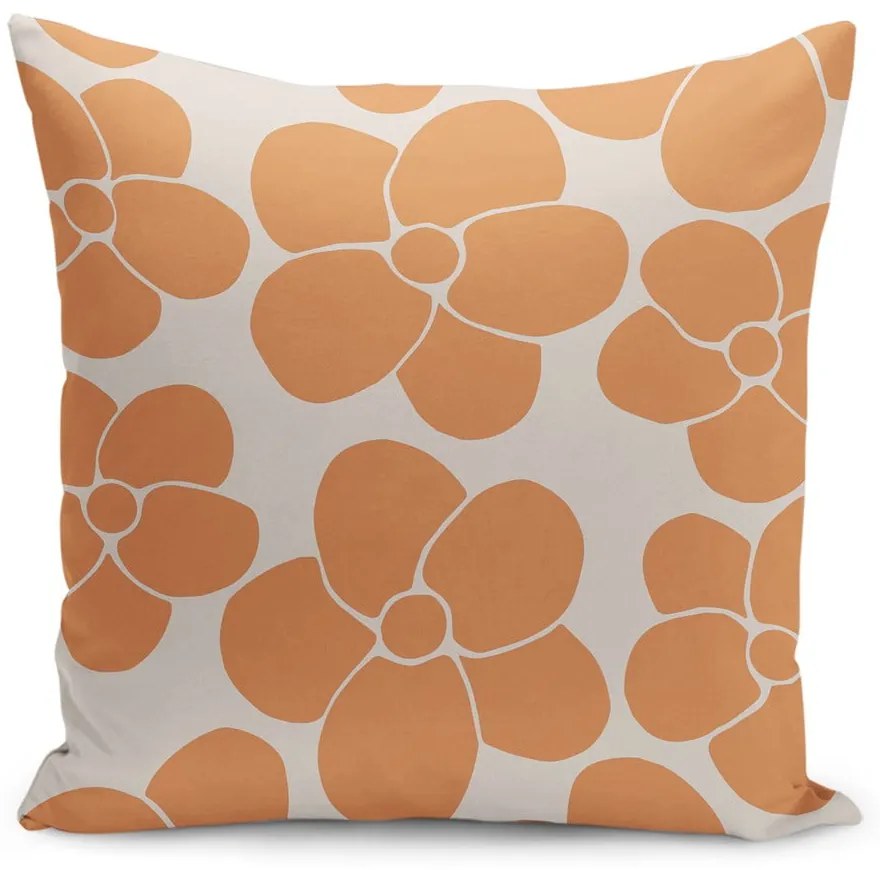 Obliečka na vankúš 43x43 cm Orange Meadow – Mila Home