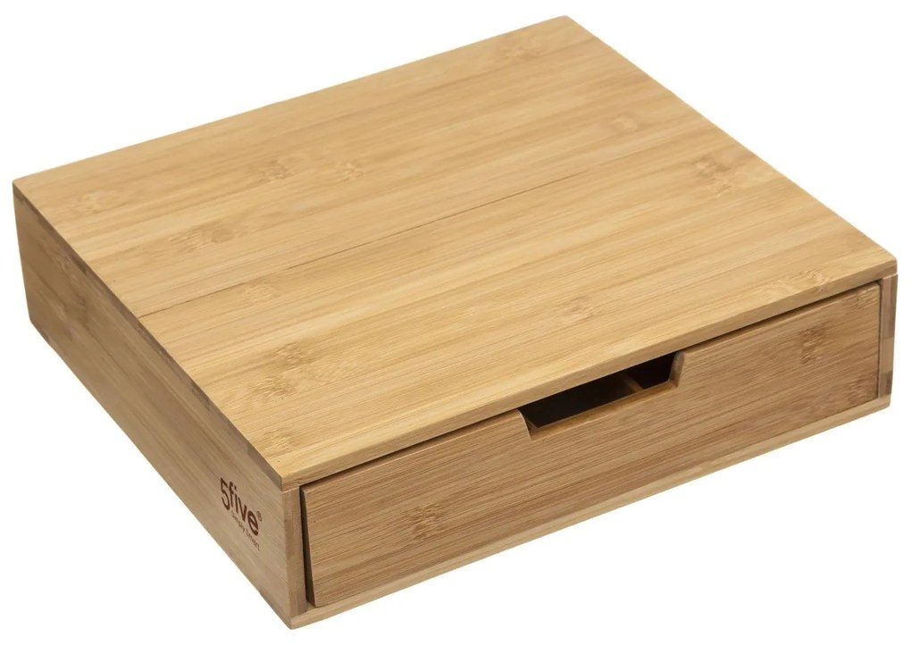 Drevený organizér na kávové kapsuly Bambo, 31x30,5 cm