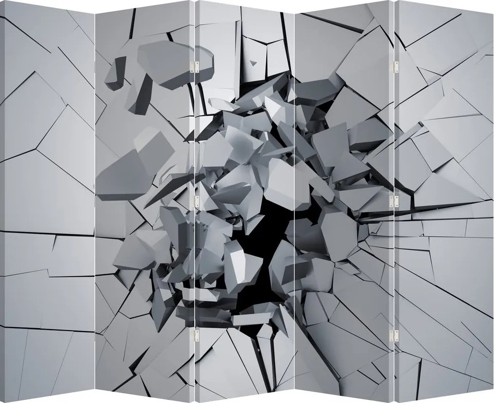 Paraván - 3D Abstrakcia (210x170 cm)