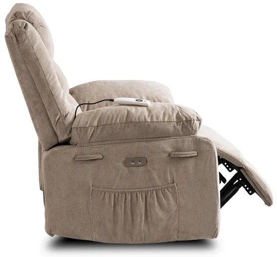 Masážne kreslo AMADEO bežové