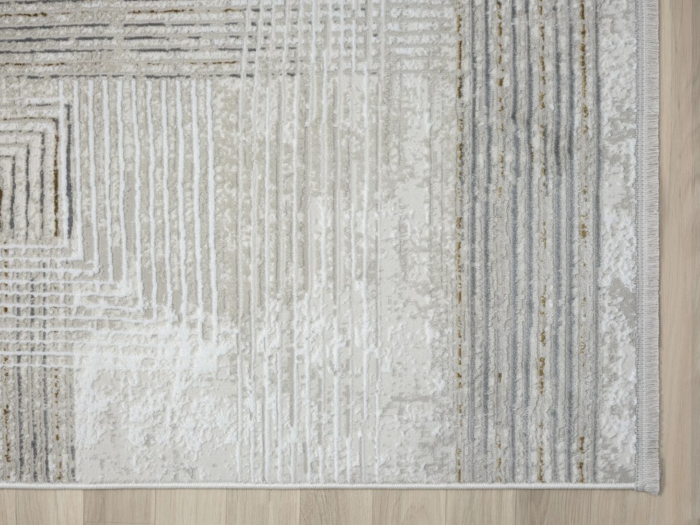 My Flair, Kusový koberec My Way creme, 80x150, šedá, chodba / predsieň