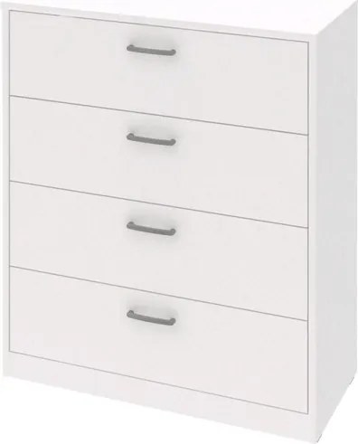 Zásuvková komoda Mega 34, biela