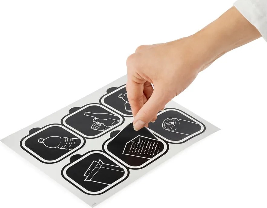 Odpadkový kôš z recyklovaného plastu 50 l Twist - Rotho