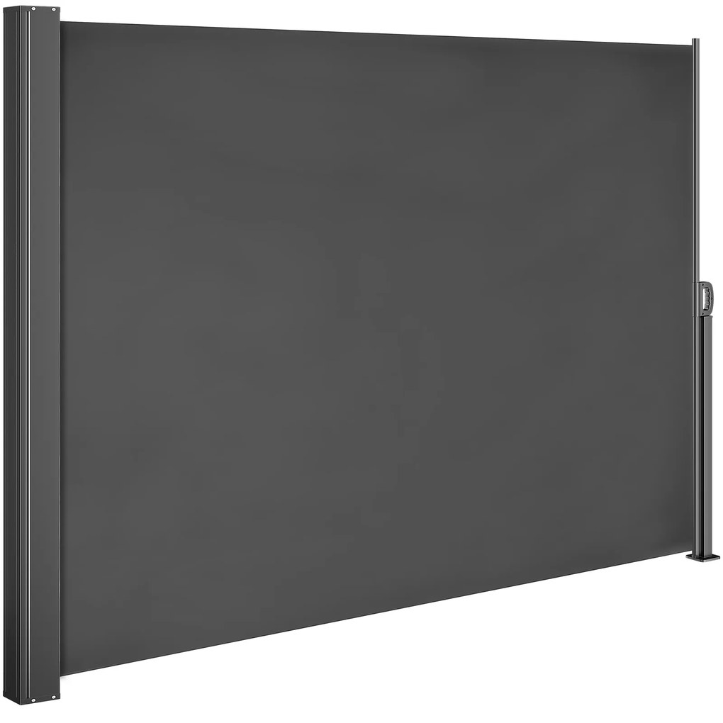 Bočná markíza NOSARA na terasu, 180x300cm antracitová Casaria