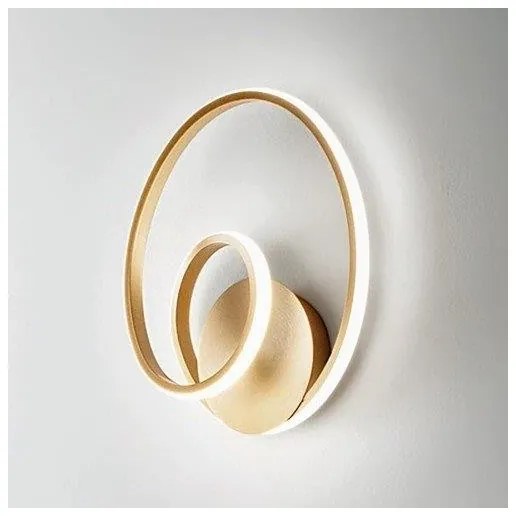 Gea Luce DIVA A ORO SPAZZOLATO -LED Stmievateľné nástenné svietidlo 20W/230V zlatá