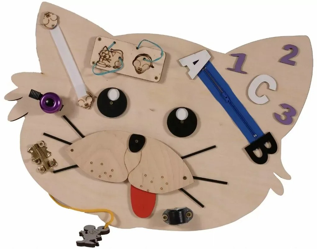 Interaktívna detská tabuľa - MAČIČKA - prírodná