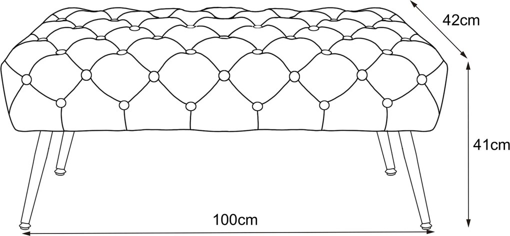 Taburet Monaco lahvově zelený