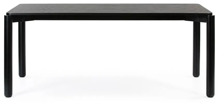 Čierny jedálenský stôl Teulat Atlas, dĺžka 180 cm