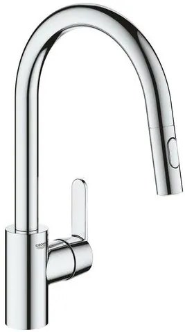 Grohe Get drezová batéria s vyťahovacou spŕškou, 2 prúdy chróm 31484001 G31484001