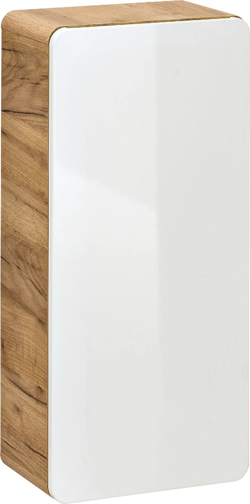 Comad Kúpeľňová skrinka závesná horná Aruba White 35 dub craft/biela