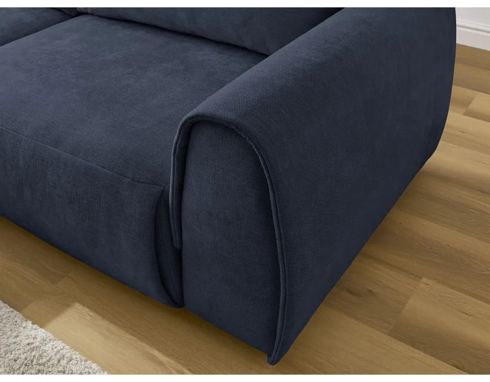 Tmavomodrá rohová pohovka Aden – Bobochic Paris