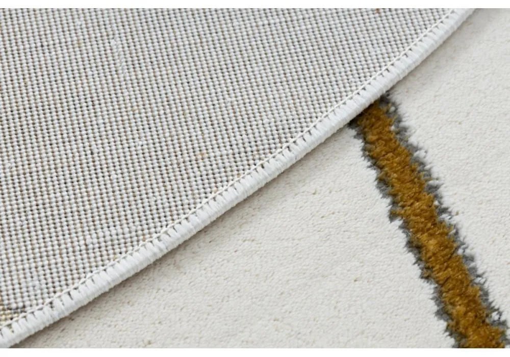 Kusový koberec Greg krémový kruh 160cm