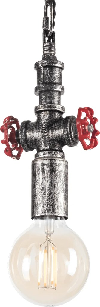 IDEAL LUX PLUMBER SP1 VINTAGE 187716 ZÁVESNÁ ČIERNA PATINA