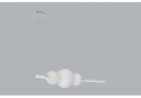 Azzardo AZ4426 - LED Stmievateľný luster na lanku SANDRA LED/48W/230V biela
