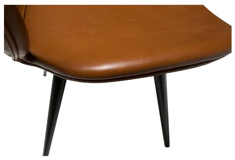 Hnedá koženková stolička DAN-FORM Denmark Cloud