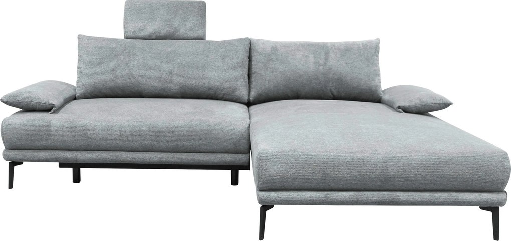 XXXLutz ROHOVÁ SEDAČKA, textil, sivá MID.YOU - Sedačky - 001574003009