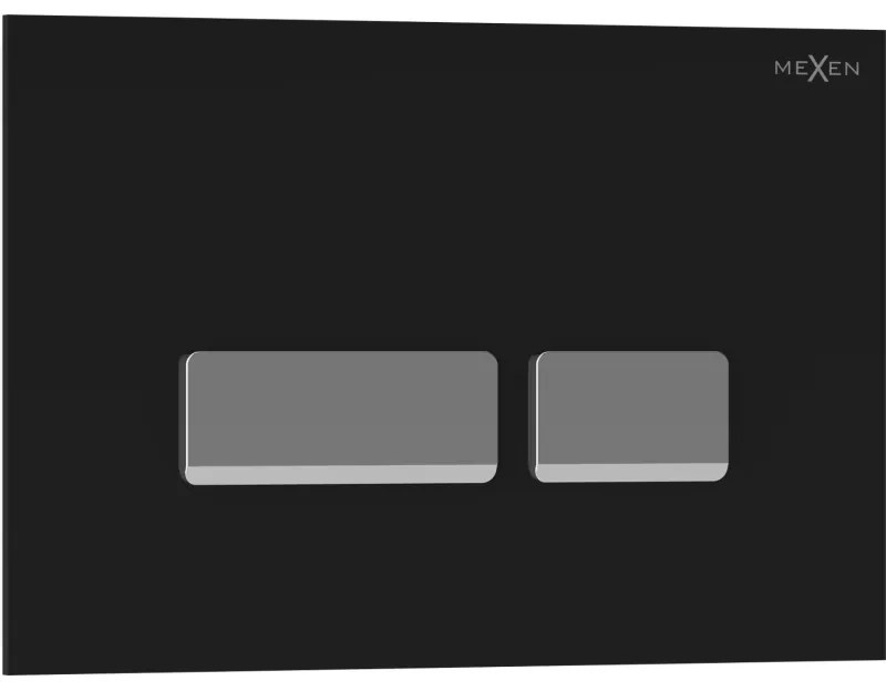 Mexen Tex 07, tlačidlo na splachovanie pre modul serie Mexen TEX, čierna, 6107-02