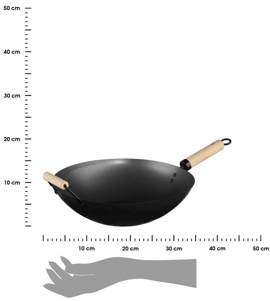 Panvica s nepriľnavým povrchom Wok, (fi) 35 cm