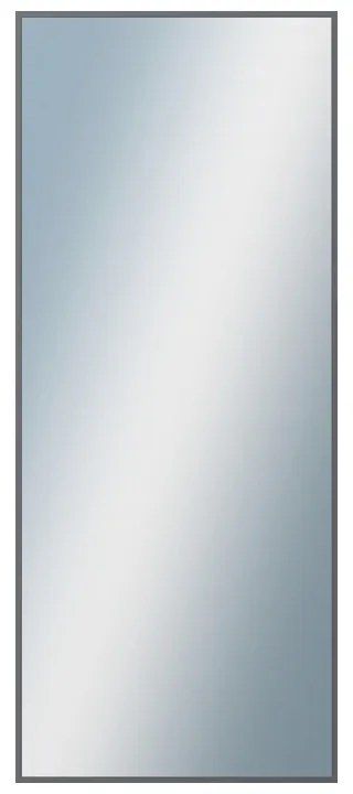 DANTIK - Zrkadlo v rámu, rozmer s rámom 50x120 cm z lišty Hliník platina (7003019)