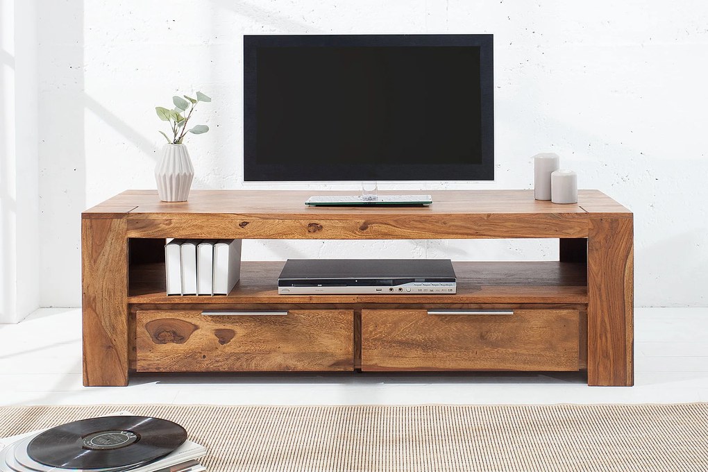 Skrinka pod TV Makassar 135cm Sheesham