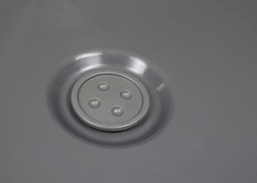 PLASTOVÝ KVETINÁČ NA KOLIESKACH BETONIQUE ECO 40X40 CM IMITÁCIA BETÓNU ANTRACITOVÁ