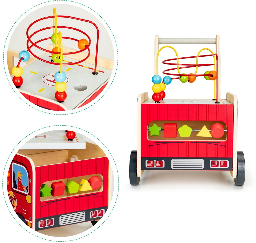 WELLHOX Drevené vzdelávacie chodítko - Hasičský zbor