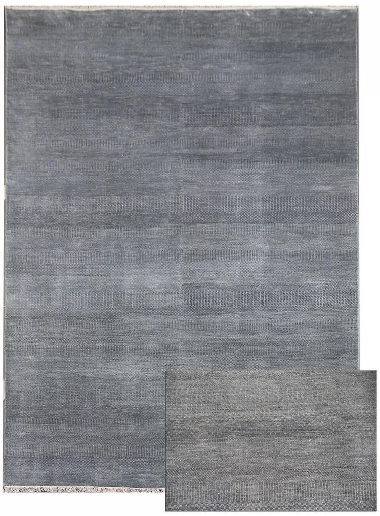 Diamond Carpets koberce Ručne viazaný kusový koberec Diamond DC-MCN Light grey / blue - 160x230 cm
