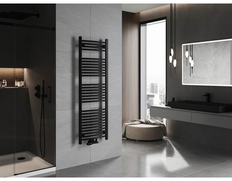 Mexen Ares, vykurovacie teleso 1500 x 500 mm, 630 W, čierna, W102-1500-500-00-70